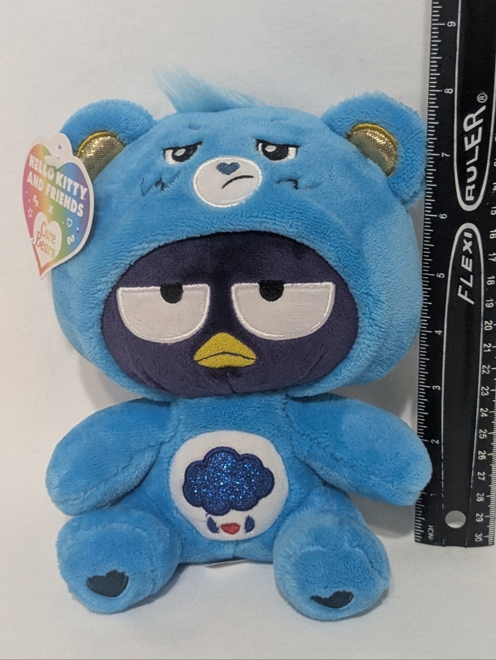Care Bears Badtz-Maru Dressed As Grumpy Bear 8" Plush Sanrio Hello Kitty Friends